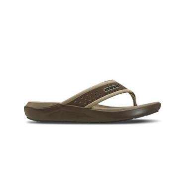 Imagem de Chinelo Masculino Conforto Olympikus/921 019438, Marrom, 42