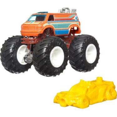Imagem de Hot Wheels Monster Trucks Dodge Ram Van Crash Legends Miniat - Mattel