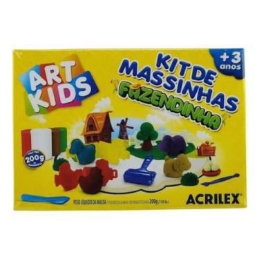 Imagem de Kit de Massinhas Fazendinha Art Kids Acrilex 450g