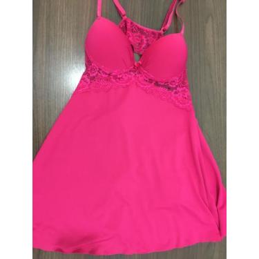 Imagem de Camisola com bojo - Fio de Seda, Rosa, G