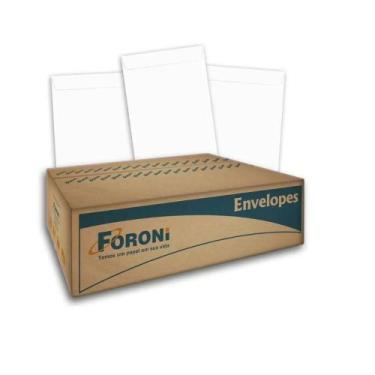 Imagem de Envelope Saco Branco Foroni 90g 110x170mm c/ 500
