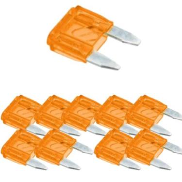 Imagem de Kit 10 fusivel lamina mini automotivo 15 a - COMPELL