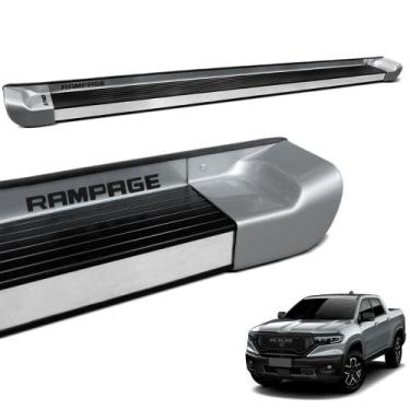 Imagem de Estribo Lateral Rampage 2023 2024 Prata Billet Personalizado - Gtnox