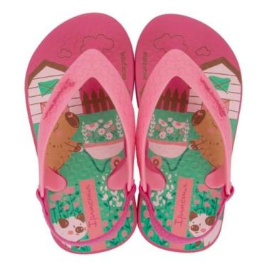 Imagem de Chinelo ipanema baby 25431 eslatico primeiros passos, 19, ROSA VERDE