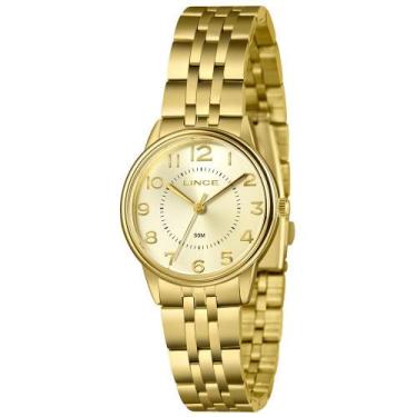 Imagem de Relógio Feminino Lince Dourado LRGM027L32 B2KX