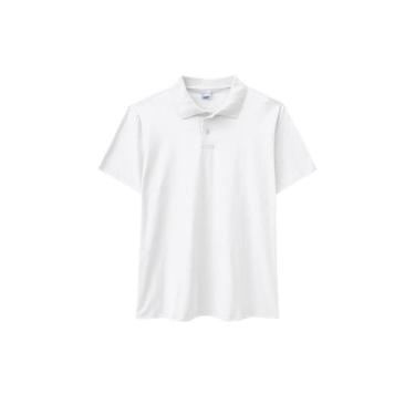 Imagem de Camisa Polo Malha Malwee Wee Masculina Plus Size Ref. 36023, G2, Branc