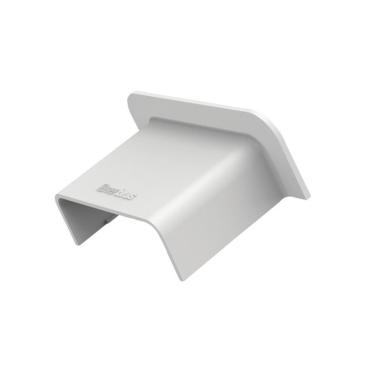 Imagem de Luva de Arremate 40x15mm para Eletroduto Aparente Termoplástico Auto Extinguível Kit com 5 Unidades Enerbras