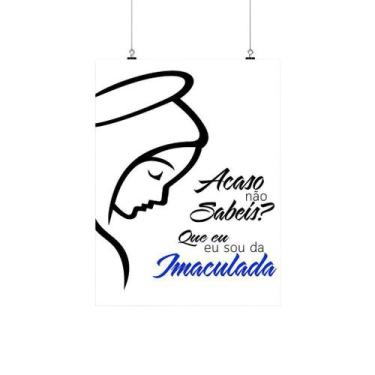 Imagem de Placa Decorativa Da Imaculada Conceição 20X30Cm - Nerdecs