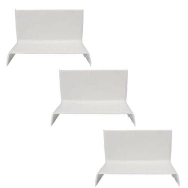 Imagem de Kit 3 Cotovelo Interno 110x20mm Branco Sistemax Pial 30401