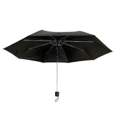 Imagem de Guarda-Chuva Poliéster e Aço Carbono Preto Basic+ UB07 Resistente