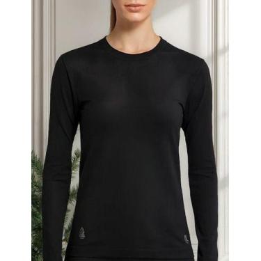 Imagem de Blusa Térmica Underwear Feminina Lupo, Preto, GG