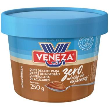 Imagem de Doce de Leite Zero Açúcar Veneza Fit Cremoso Sem Gluten 29 Calorias Se