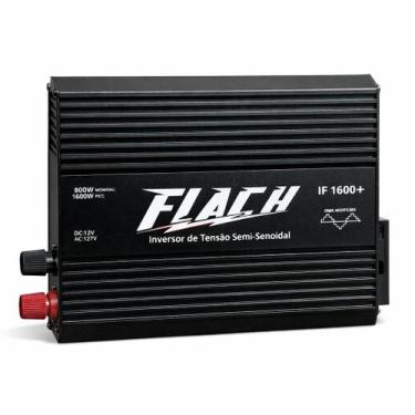 Imagem de Inversor de tensão semi-senoidal 12/127 1600w pico 800w nominal - Flac