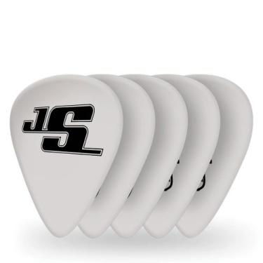 Imagem de Palheta 1.0 Pesada Branca D Addario Joe Satriani 1CWH6-10JS - D ADDARI