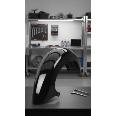 Imagem de Paralama Dianteiro Moto Preto Termoplástico - Congratulations Store