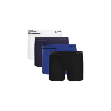 Imagem de Kit 4 Cuecas Boxer Sem Costura Microfibra Infantil 132 - Lupo, Cores s
