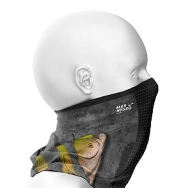 Imagem de Bandana Buff Balaclava Face Protection Poliamida Mar Negro UV+ Pesca C