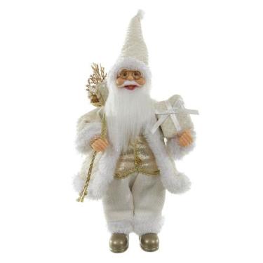 Imagem de Papai Noel Natal em Pé Dourado 30cm - D. E. A. D. A.