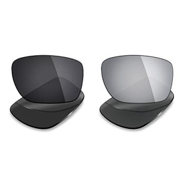 Imagem de Mryok 2 pares de lentes polarizadas de substituição para óculos de sol Oakley Turbine – opções