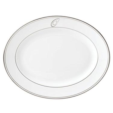 Imagem de Lenox Prato de jantar com monograma de platina da Federal