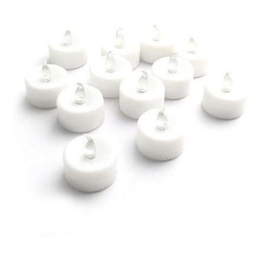 Imagem de Kit Com 100 Velas De Led Cor Amarelo - Baterias Inclusas