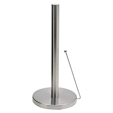 Imagem de Mimo Style Suporte Para Papel Toalha 33cm, Feito em Aço Inox. Resistente, Durável e Elegante Combina Com Todos os Estilos de Cozinha. Ajuda na Organização da Sua Bancada, AJ19188