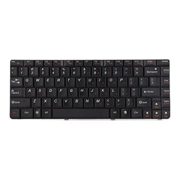 Imagem de Teclado de substituição para Lenovo G460 G460A G460AL G465 preto para LA para teclado de laptop SP, teclas de substituição de teclado, 84 teclas, durável e fácil de usar