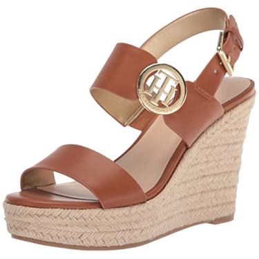 Imagem de Tommy Hilfiger Sandália feminina Kahdy, Marrom claro, 41