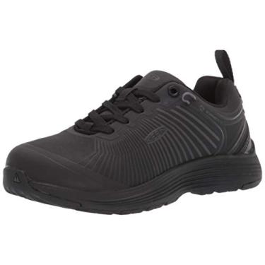 Imagem de KEEN Utility womens Sparta Xt Low Alloy Toe Non Slip Work Construction Shoe, Black/Black, 9.5 US