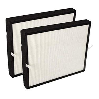 Imagem de Nispira True HEPA Conjunto de substituição de filtro de ar de carbono ativado compatível com purificador de ar Alen A350 A375. Comparado à peça BF25A 2 pacotes