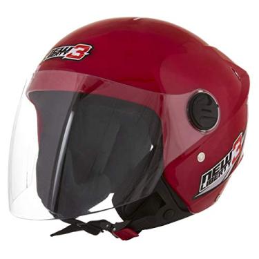 Imagem de CAPACETE ABERTO PRO TORK NEW LIBERTY 3 SOLID VERMELHO TAM. 56