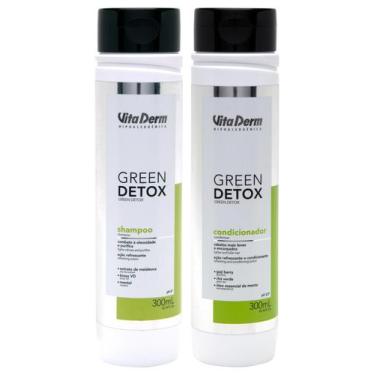 Imagem de Shampoo Green Detox Vita Derm E Condicionador Green Detox Vita Derm