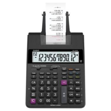 Imagem de Calculadora De Impressão Casio Hr-100Rc-Rc Preta - Bivolt