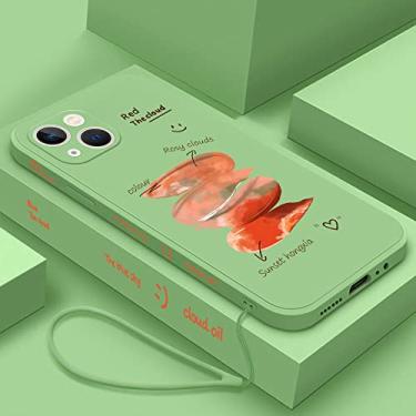 Imagem de Capa de telefone para iphone 11 14 13 12 pro max mini se 2020 6 6s 7 8 plus x xr xs max capa de silicone com alça, o, yk000418, para ipone14 max 6.7