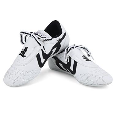 Imagem de Sapatos de taekwondo para artes marciais, unissex, crianças, adolescentes, esportes, boxe, karatê para taekwondo, boxe, kung fu e taichi