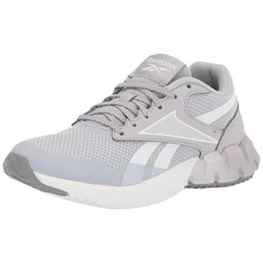 Imagem de Reebok Tênis de corrida feminino Ztaur, Cinza frio/branco, 5