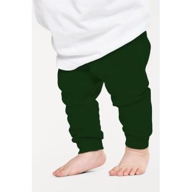 Imagem de Calça Mijão Bebe Em Ribana Algodão Com Elastano Verde Mjb2 - Wb Moda