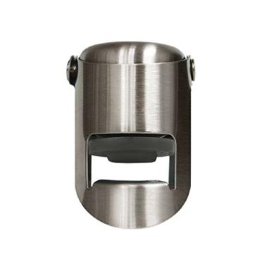 Imagem de Vinotemp Rolha de champanhe inoxidável, 3,5 cm L x 3,8 cm P x 5,3 cm A