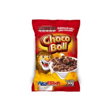 Imagem de Cereal Choco Boll Alcafoods Em Sachê - Caixa Com 50 Unidades