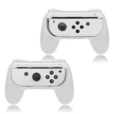 Imagem de FYOUNG Hand Grips Compatible with Switch Controllers, Grip for Switch Joy Con - White (2 Packs)