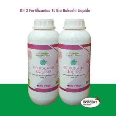 Imagem de Adubo Foliar Liquido Concentrado Bio Bokashi Kit 2 Litros - Ophina Org