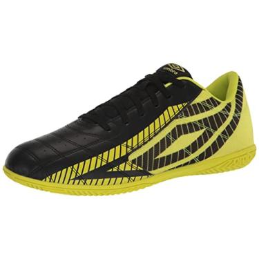 Imagem de Umbro Men's Sala Z5 Futsal Shoe Sneaker, Black/Yellow, 11.5