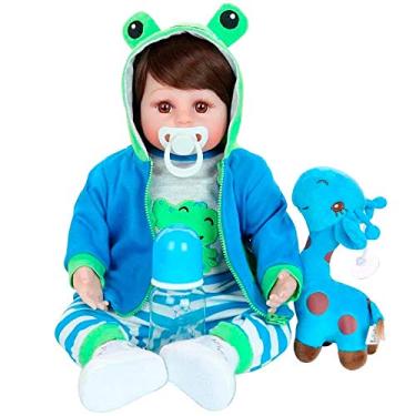 Imagem de Boneca Bebê Reborn Menino 48 cm