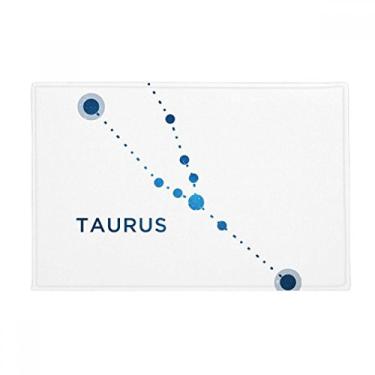 Imagem de DIYthinker Tapete de chão do zodíaco com símbolo da constelação Taurus Tapete antiderrapante para porta de banheiro