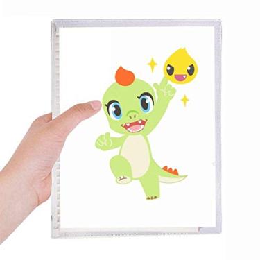 Imagem de Caderno Dinossauro Kingdom Love You com Folhas Soltas e Diário Recarregável