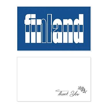 Imagem de Nome da bandeira da Finlândia cartão de agradecimento aniversário aniversário saudações casamento agradecimento