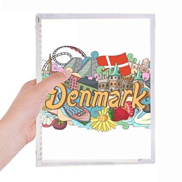 Imagem de Caderno Den Nye Havn Frederiksborg Castelo Dinamarca Caderno Diário Folhas Soltas Recarregável Diário Papelaria