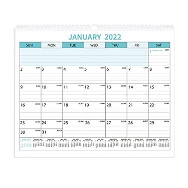 Imagem de calendário mesa pequena planejador 2022 ampla decorações para casa sticky notes home office goals agenda de horários modelo de negócio quadro branco escritório Papel