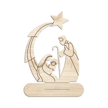 Imagem de Presépio 02 Com Base 19cmx25cm - Cria Arte Laser