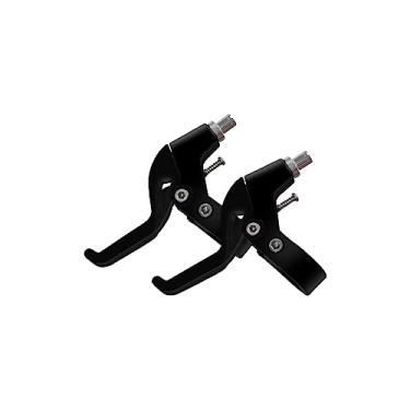 Imagem de Fancyes Alavancas de freio de bicicleta, alça de freio de bicicleta para mountain bike, bicicleta de estrada, bicicleta dobrável, 2,2 cm de diâmetro, PRETO